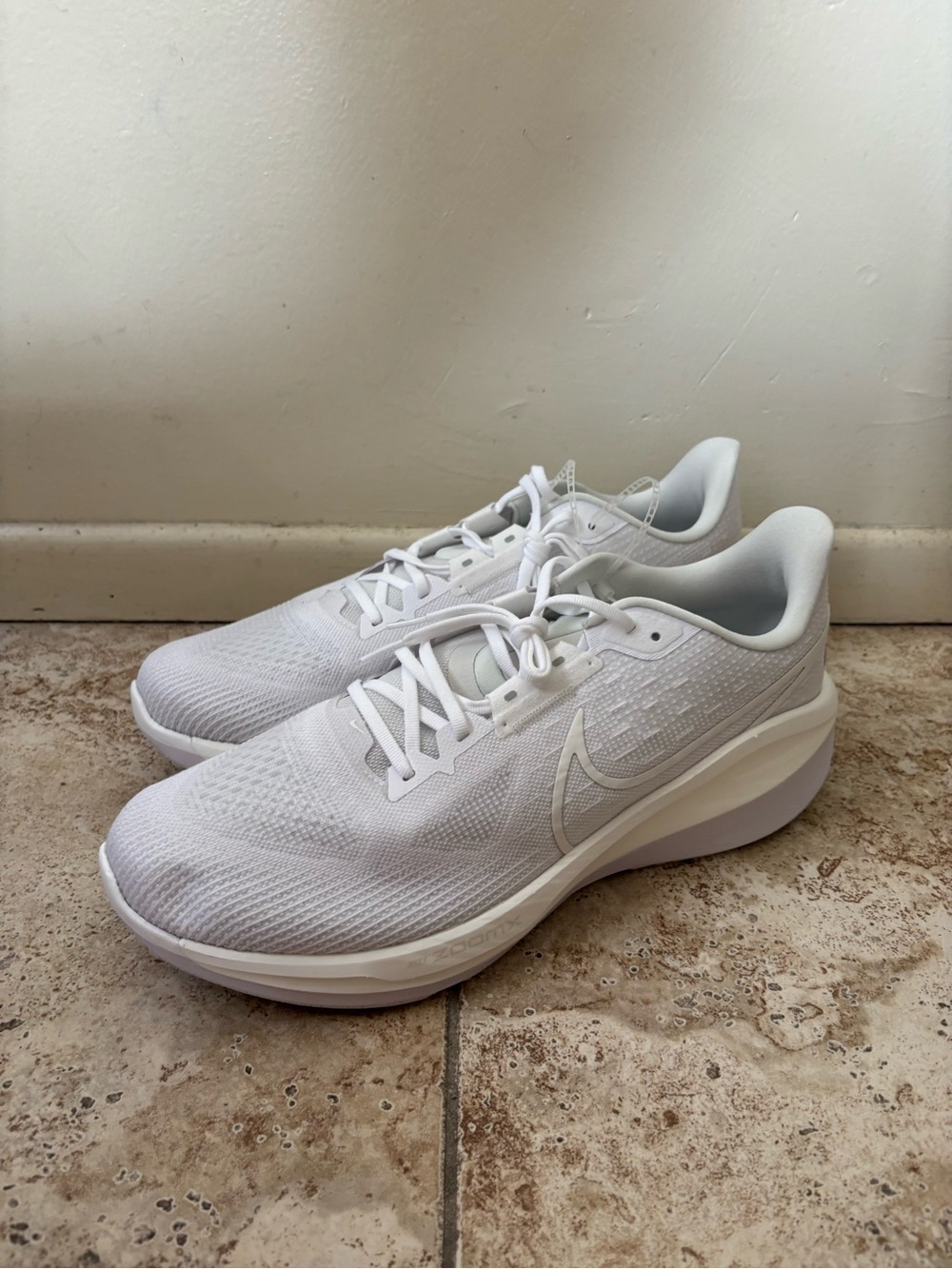 Nike Air Zoom Vomero 17 Mens Size 14 Summit White Platinum Tint FB1309 101